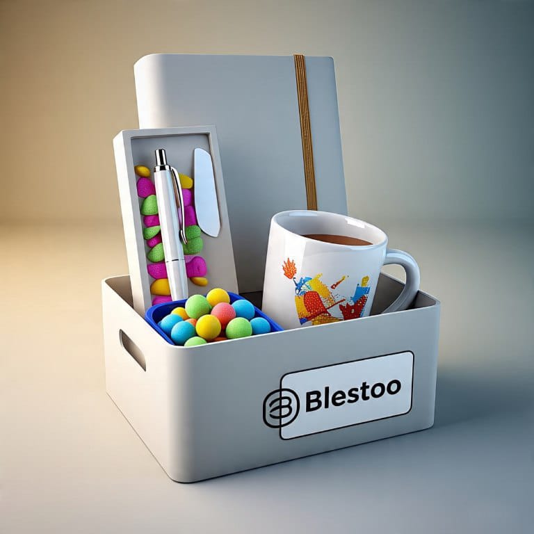 Corporate gift with logo on box – Blesstoo