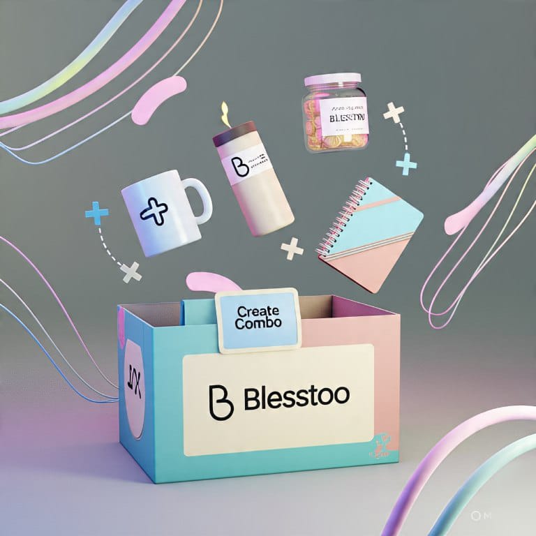 DIY combo gift box with snack, mug, accessories – Blesstoo