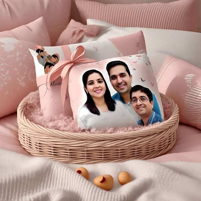 Printed photo cushion gift – Blesstoo